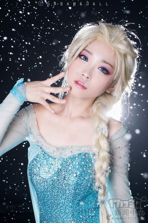 H031 Frozen Elsa  wig